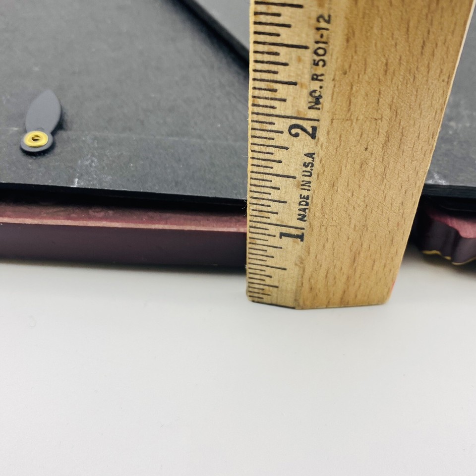 Vintage Ornate Photo Picture Frame Burgundy Red Scrolls Victorian 8" x