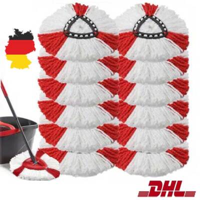 5-10x Ersatz Wischbezug für Vileda Turbo Wischmop Easy Wring Clean Moppkopf Mopp