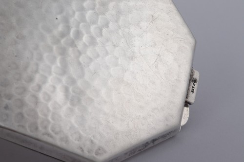 Dose 835 Silber Puder mit Spiegel + Schwamm Hammerschlag 75gr.  1299 - Bild 8 von 10