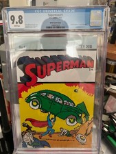 SUPEMAN ACTION COMICS #1   GRADED CGC 9.8  WHITE PAGES MINT !  L@@K !!!