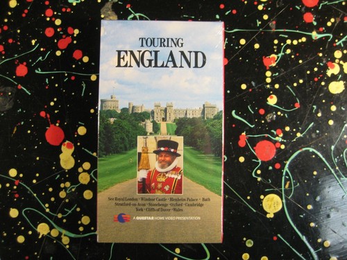 Touring England Questar 1989 UK Travel Video VHS Tape NTSC