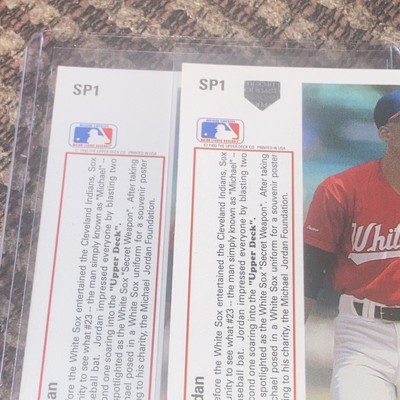 MICHAEL JORDAN ROOKIE CARD 1991 UPPER DECK #SP1 Baseball RC ERROR