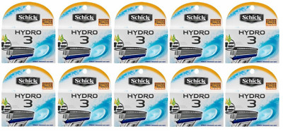 Schick Hydro 3 Refill Razor Blades for Men, 40 Cartridges