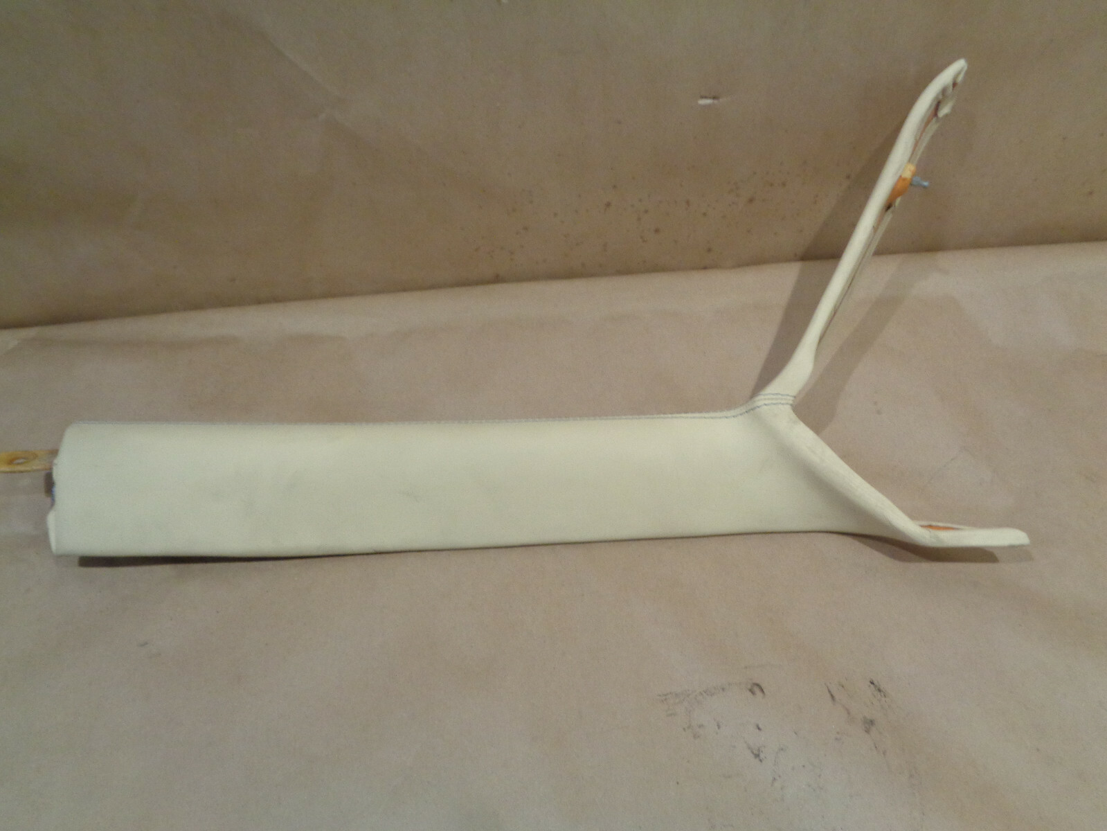 Ferrari 430 - RH Interior A-Pillar Trim Cream With Blue Stitching - P/N 69047904