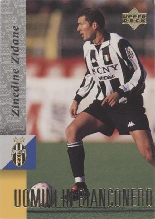 1998 Upper Deck Juventus F.C. - Zinedine Zidane #67 for sale | eBay