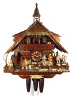 cuckoo clock black forest 8 day original germany  music Gutshof premium new