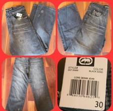 NWT Vintage Ecko Unlimited Core Jeans Distressed Rocker Pants Size 30