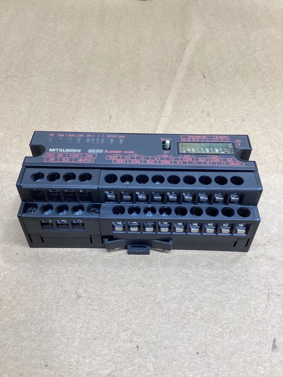 Mitsubishi AJ65SBT-64AD Analog Digital Converter #105L32 | eBay