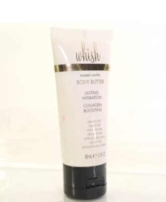 2pc Whish Body Butter Lasting Hydration, Collagen Boosting IN VANILLA Bean. READ