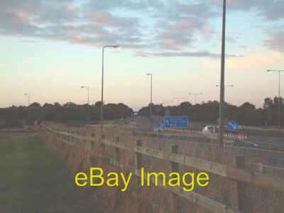 Foto 6x4 M6 Kreuzung 26 Far Moor\/SD5304 Blick Richtung Norden vom Foo c2005