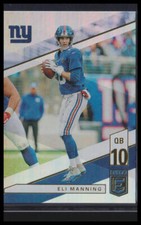 2019 Donruss Elite #78 Eli Manning New York Giants