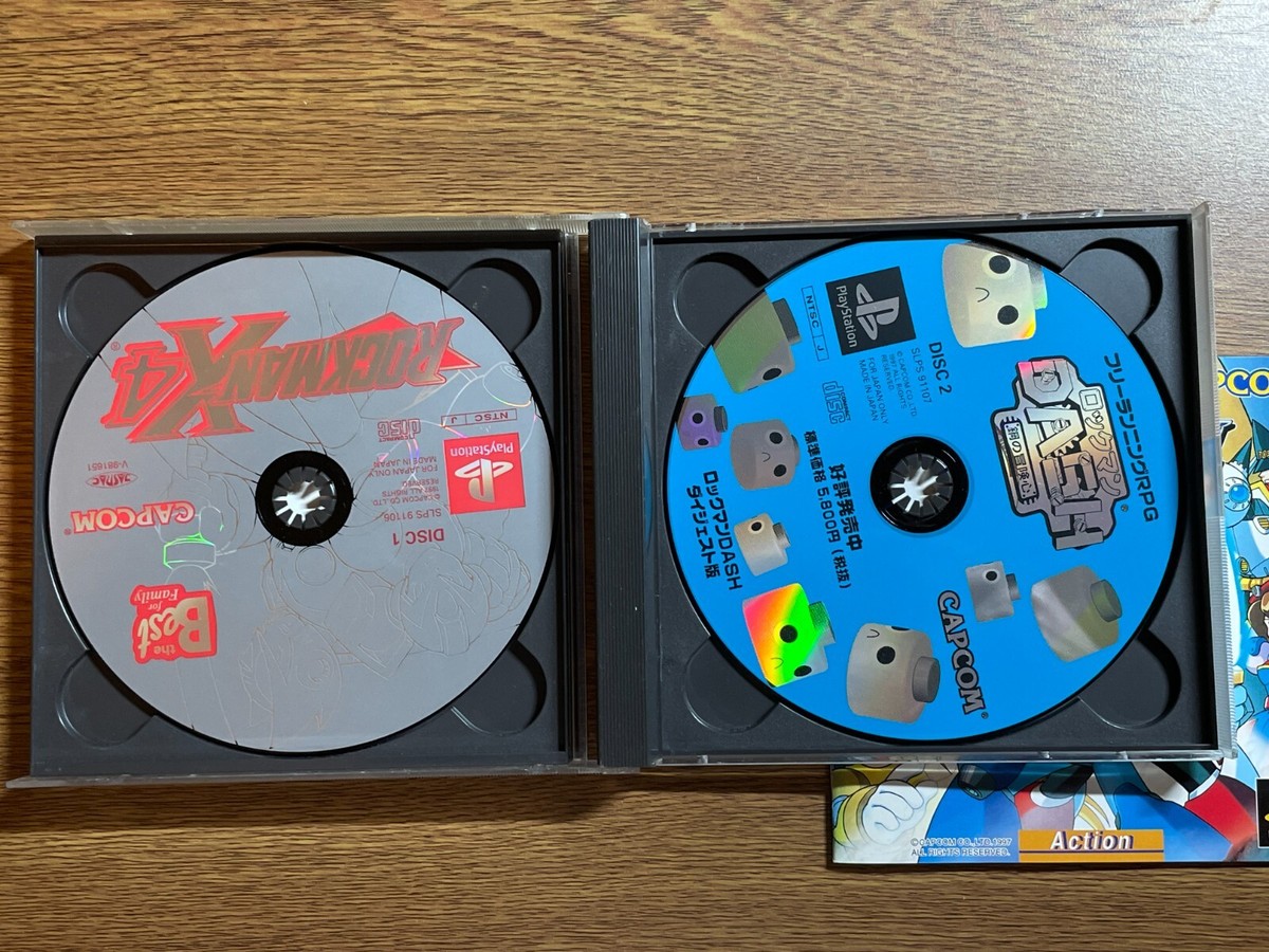 SONY PLAYSTATION PS JAPAN ROCKMAN X4 The BEST Megaman | eBay