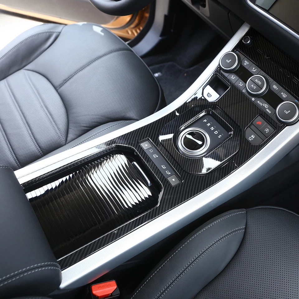 Carbon ABS Console Gear Panel Trim for Land Rover Range Rover Evoque 2012-2017 - image 3 of 4