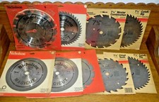 Assorted Unused Vermont American Fire Tooth & Nicholson Magicut Saw Blades 7 1/4