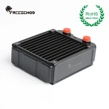 FreezeMod G1/4" 120mm Aluminum Radiator PC Computer Water Cooling 45mm Thick