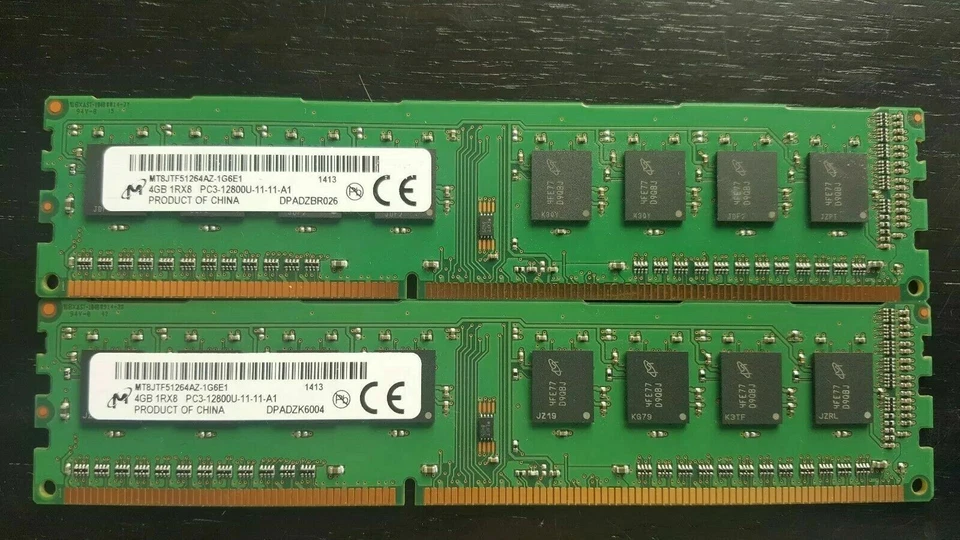8GB 2X4GB DDR3 PC3-12800U Desktop Memory Ram DELL HP LENOVO ACER GATEWAY  - Image 2 of 4