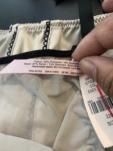 NEW Vintage 2008 Victorias Secret Sexy Little Things Garter Belt Skirt L Sissy - Picture 9 of 10