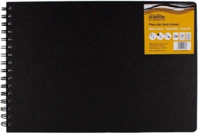 Seawhite 225 g/m² Plein Air drahtgebunden Hardcover Aquarell Skizzenbuch