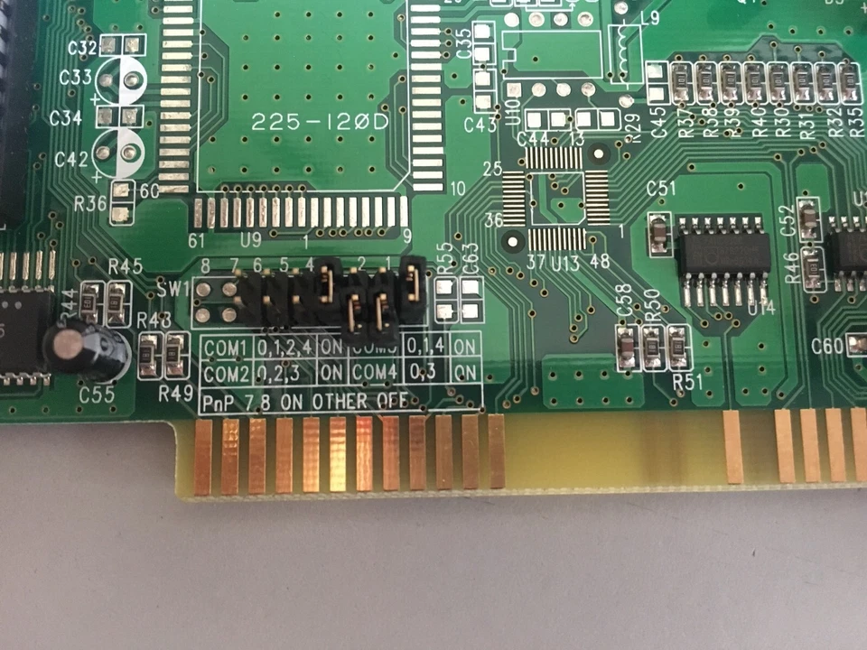 33.6K Internal 8-bit ISA Fax Voice Modem COM Select Full Duplex Rockwel New Bulk - Image 3 of 4