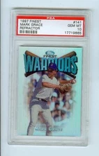 1997 TOPPS FINEST MARK GRACE "REFRACTOR", PSA 10, POP 1