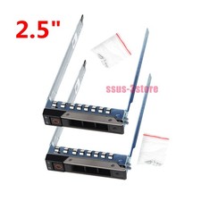 2pcs DXD9H G14 G15 R440 R640 R740 R750 SAS SATA 2.5" SFF Hard Drive Tray Caddy