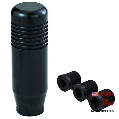 Shift Knob Long Aluminum Shifter Gear Lever Handle for Most Manual Black