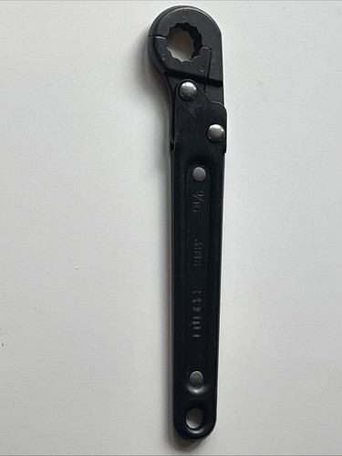 Proto # 3818 9/16", Black Finish, Ratcheting Flare Nut Wrench, Made in USA