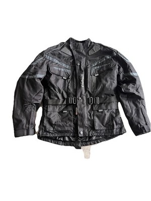 Motorradjacke Römer Kodra 500D Größe XL mit Protektoren 3M  Scotchlite