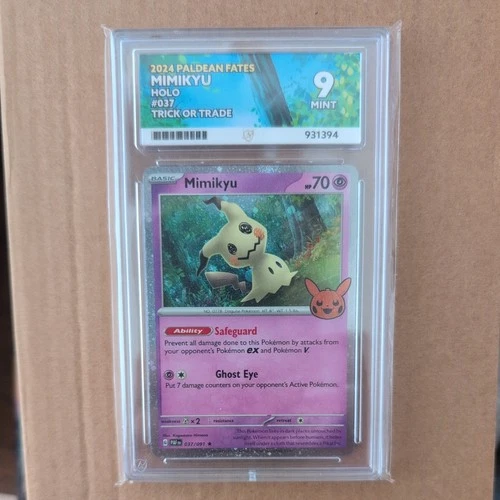 Mimikyu Pokemon 037/091 Trick or Trade English Ace Grade 9