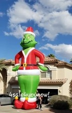 35 FOOT INFLATABLE CHRISTMAS GRINCH CHARACTER WITH LED LIGHTS  CUSTOM MADE   