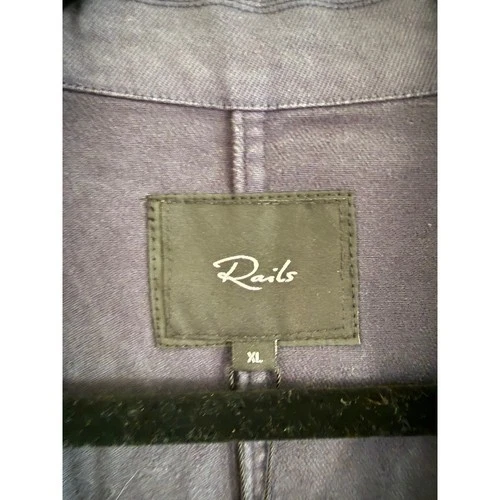 Rails Andre Rugged Navy Twill Blazer Mens XL RM-606A-946D-7493 NWT image 2