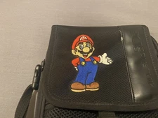 Nintendo DS Mario Carrying Travel Case Bag Shoulder Strap Embroidered Ships Free
