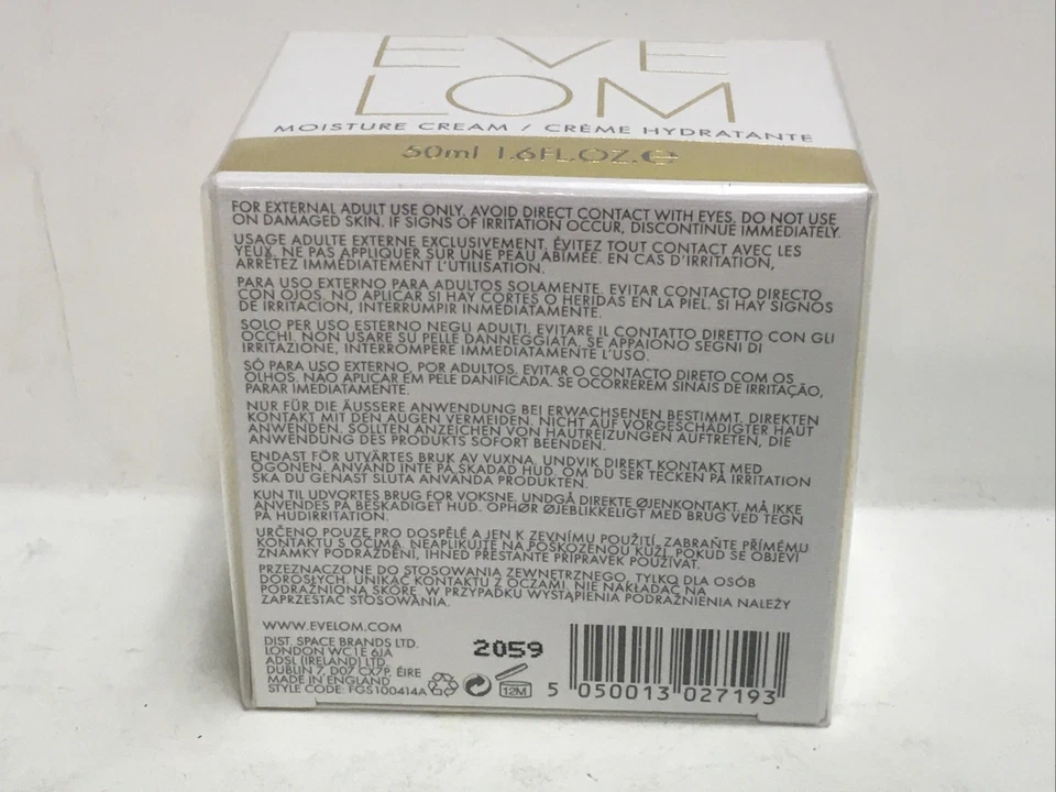 EVE LOM CREMA HIDRATANTE ESENCIAL 1,7 oz / 50 ML - NUEVO Sellado Foto 3 de 4