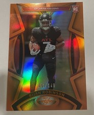 2023 Panini Certified - Rookies Bijan Robinson #111 Mirror Orange /149 (RC)