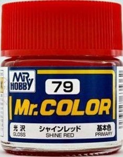 Mr Hobby - Gunze C-079 - Mr. Color (10 Ml), Shine Red
