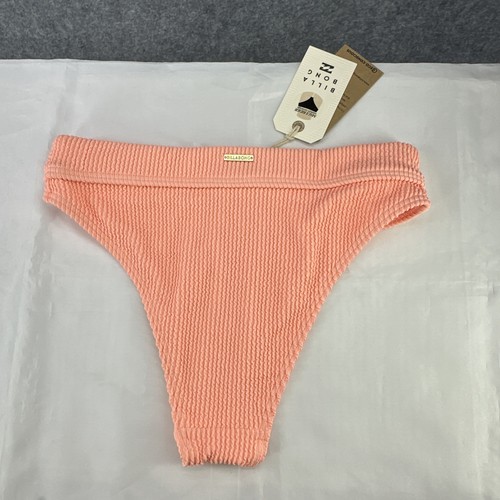 NWT Billabong Women's Size Small Summer High Maui Rider Orange Bikini Bottoms - Picture 5 of 10