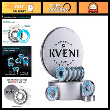 Premium Ceramic Skateboard Bearings 608RS - Pro Longboard Inline Roller Blades