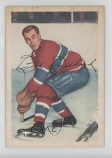 1953-54 Parkhurst Emile Bouchard #32 HOF 0sc3