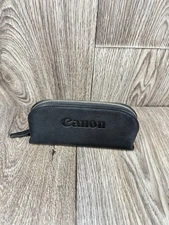 Leatherology Canon Small Black Zippered Case