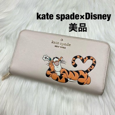Kate Spade x Disney Tigger Long Wallet Ivory Winnie the Pooh Japan Rare