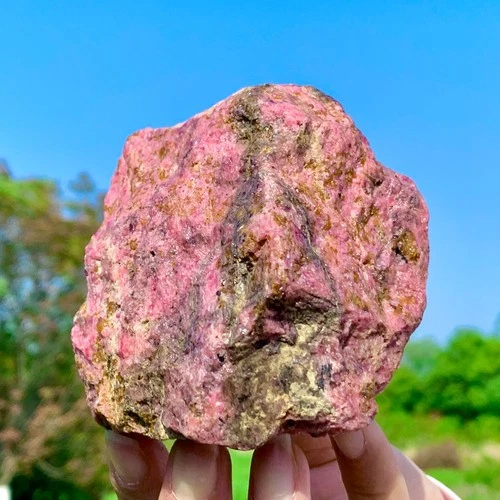 4.19LB Collection!! Natural Rhodochrosite Raw Crystal Gem Mineral Specimen
