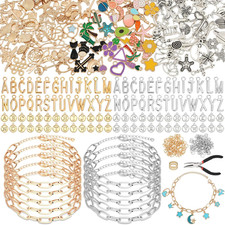 Charm Bracelet Making Kit for Adults Teens, 477Pcs DIY Charm Bracelet Set with