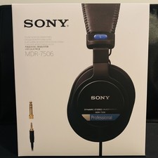 SONY MDR-7506 Professional Studio Monitor Headphones - Closed-Back Wired New UK
