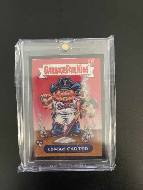 2024 Garbage Pail Kids Topps Bowman Chrome Evan Carter RC 1/1