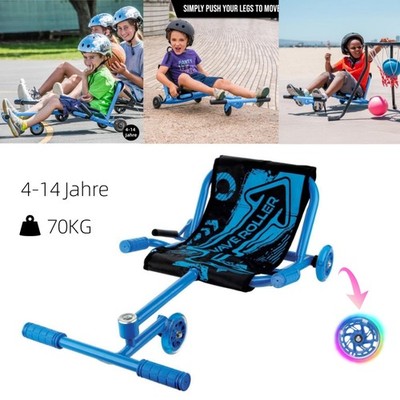 Kinderfahrzeug Dreirad Kartsitz Balance Sitz Sitzscooter Kinder Sitz Scooter