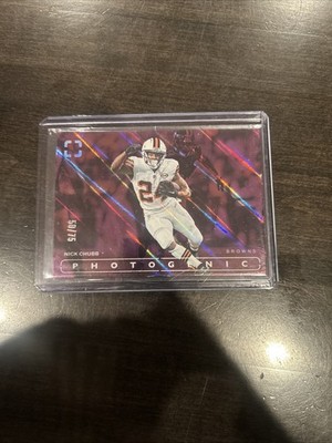 2024 Panini Photogenic - Nick Chubb #11 Purple /75