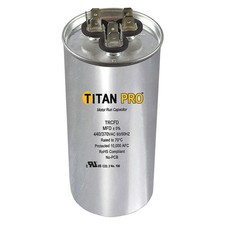 TITAN PRO TRCFD403 Dual Run Capacitor,40/3 MFD,4 1/4"H 30D641
