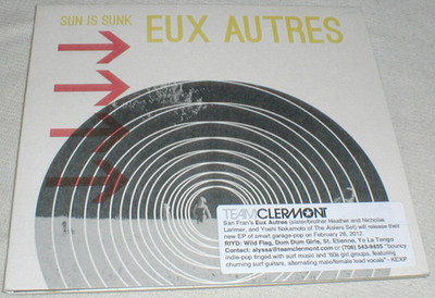 EUX AUTRES Sun Is Sunk (2012) CD EP Indie Alternative Pop Rock Bons Mots Digipak