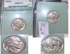 1928-S BUFFALO NICKEL UNC.  MS62-PL PROOF LIKE Numistrust GRADED see the video