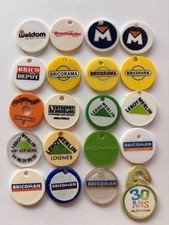 Lot X 20 Jetons De Caddie Différents Weldom Leroy Merlin Bricoman Briconautes ..
